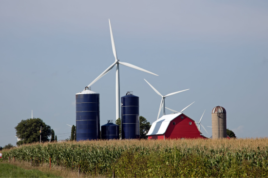 Farm and Windmill